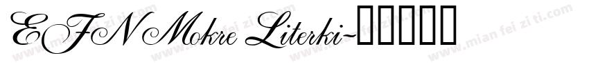 EFN Mokre Literki字体转换